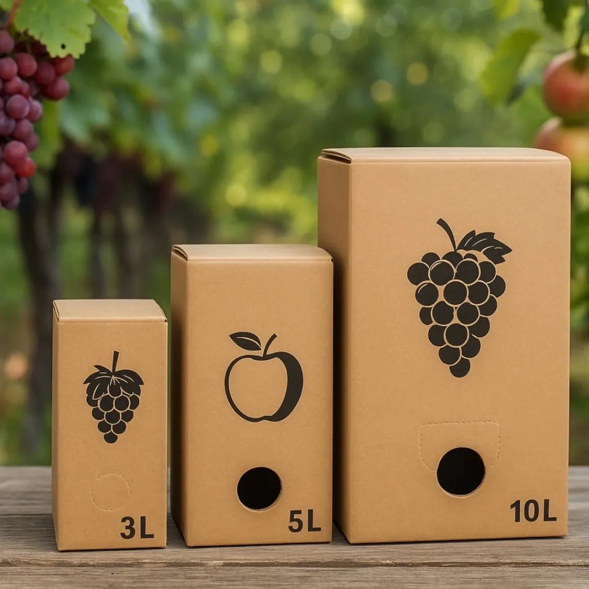 Kartonske kutije za sok ili vino